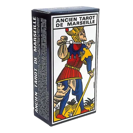 [PIX454] Tarot De Marseille, 78 Cartes - Étui Carton, Version Française - Avec Notice 