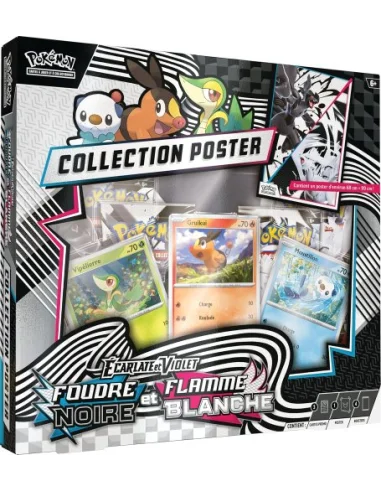 [POEVT5POST] Pokémon EV10.5 : Coffret Poster Foudre Noire & Flamme Blanche 