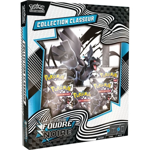 [POEVT5ALB02] Pokémon EV10.5 : Portfolio (A4) + 5 boosters Foudre Noire