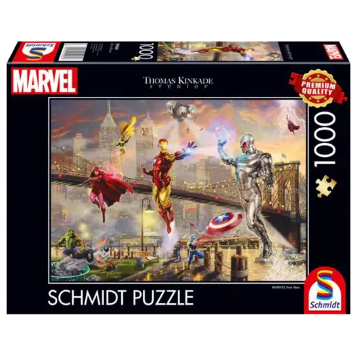 [PIX1696]  Puzzle Marvel 1000 Pcs - Iron Man 