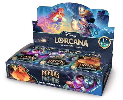 [11.098.814] Disney Lorcana set 10 - Lueurs dans les profondeurs - Display (24 Boosters) + 1 carte Promo "Scar"