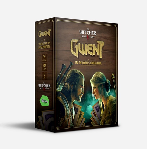 [JZGWY-cadeau] GWENT - Le Jeu de Cartes Légendaire + Pièce en métal et 4 cristaux offerts