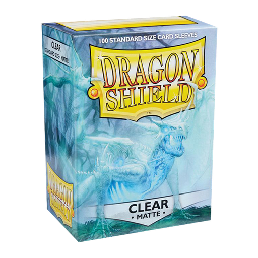 [AT-11001] 100 Dragon Shield Matte : Clear (10)