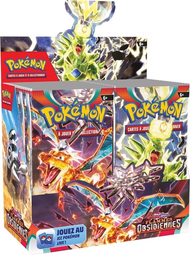 [POEV0302] Pokémon EV03 - Flammes Obsidiennes : Display (36 boosters)