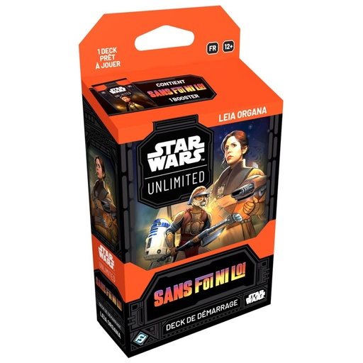 [FFGSWH0710FR-Leia] Star Wars Unlimited : Sans Foi Ni Loi - Deck de démarrage : Leia Organa (FR)