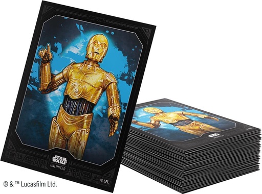 [GGS15129ML] Star Wars Unlimited - Premium Art Sleeves : C-3PO
