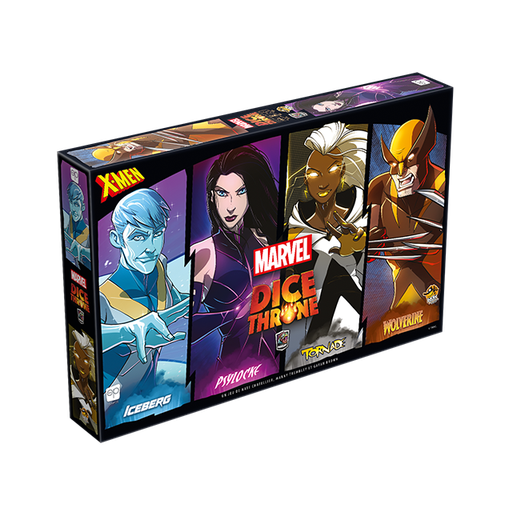 [JDPLDG190] Dice Throne Marvel – Iceberg, Psylocke, Tornade, Wolverine