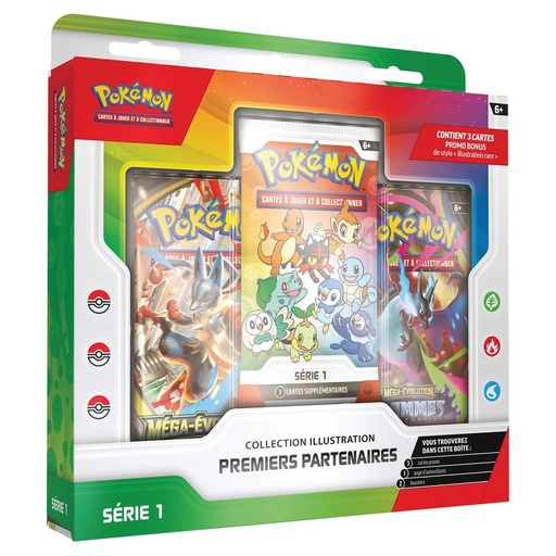 [POK30YMAR26] Pokémon - Coffret Collection Illustration Premiers Partenaires : Série 1