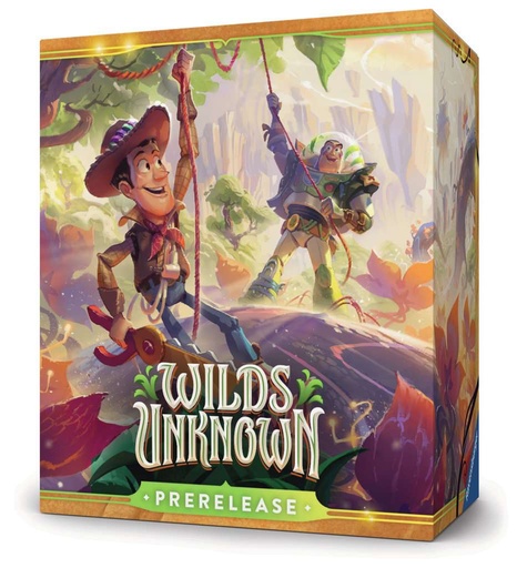 [11.090.087] Disney Lorcana Set 12 - Contrées Inconnues : Pack d'Avant-Première (EN) + 6 boosters FR offerts