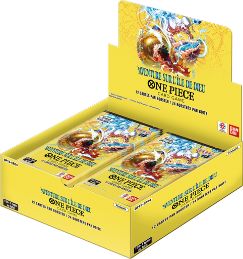 [OP15BOFR] One Piece OP15 - Aventure sur l'île de Dieu : Display FR (24 boosters) + Dash Pack offert