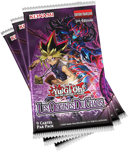 [613521c] Yu-Gi-Oh! - Les Origines du Chaos : Pack de 3 Boosters FR