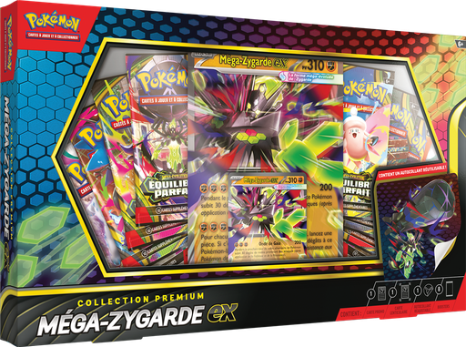 [POKPREMAI26] Pokémon : Coffret Méga-Zygarde-Ex (8 boosters) 