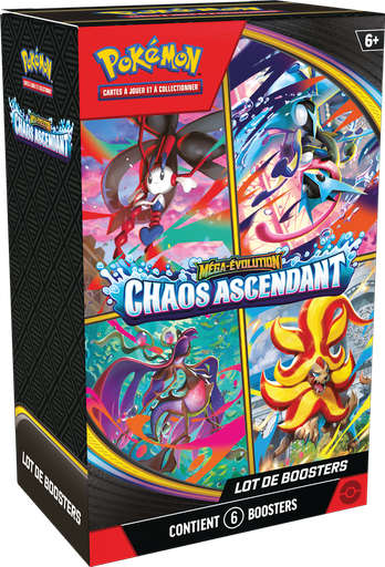 [POME046B] Pokémon ME04 - Chaos Ascendant : Bundle 6 boosters