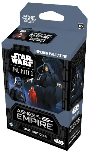 [FFGSWH0810EN-palpatine] Star Wars Unlimited : Ashes of the Empire - Deck de démarrage : Empereur Palpatine EN