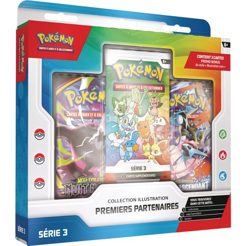 [POK30YAOU26] Pokémon - Coffret Illustration Premiers Partenaires : Série 3